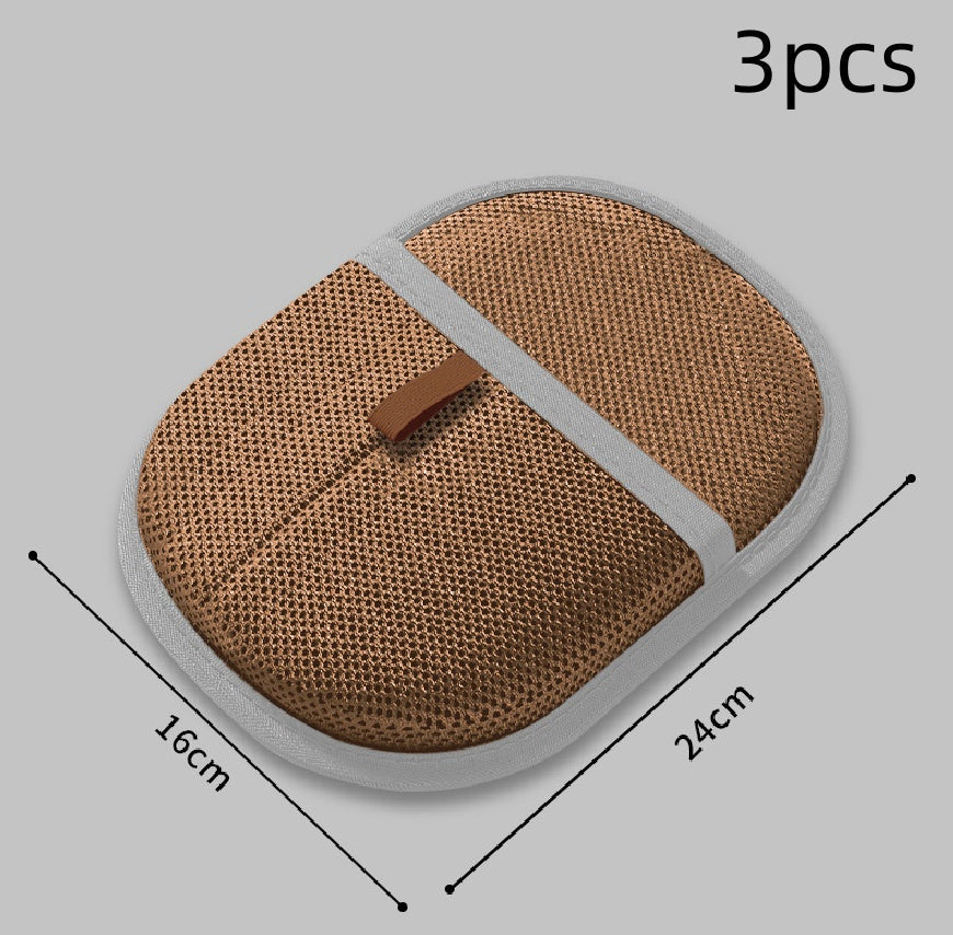 Pet Hair Remover Grooming Glove | Deshedding Brush Mitt for Dogs, Cats & Rabbits