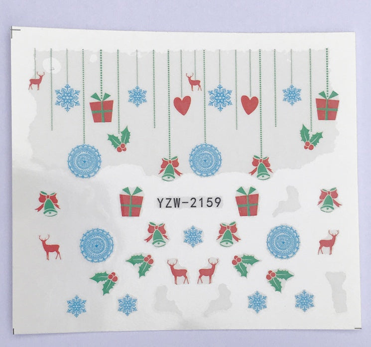 Christmas Water Transfer Nail Stickers & Decals