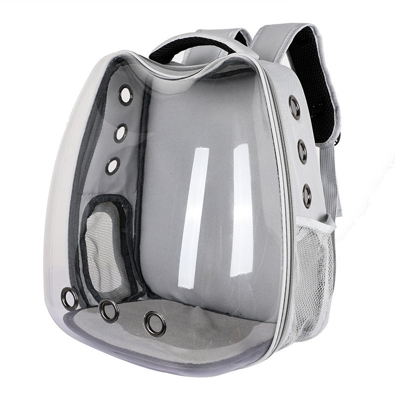 Clear View Transparent Cat Bag | Portable Outgoing Travel Carrier