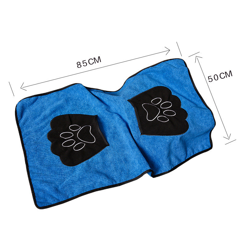 Super Absorbent Pet Bath Towel | Quick-Drying Microfiber for Dogs & Cats