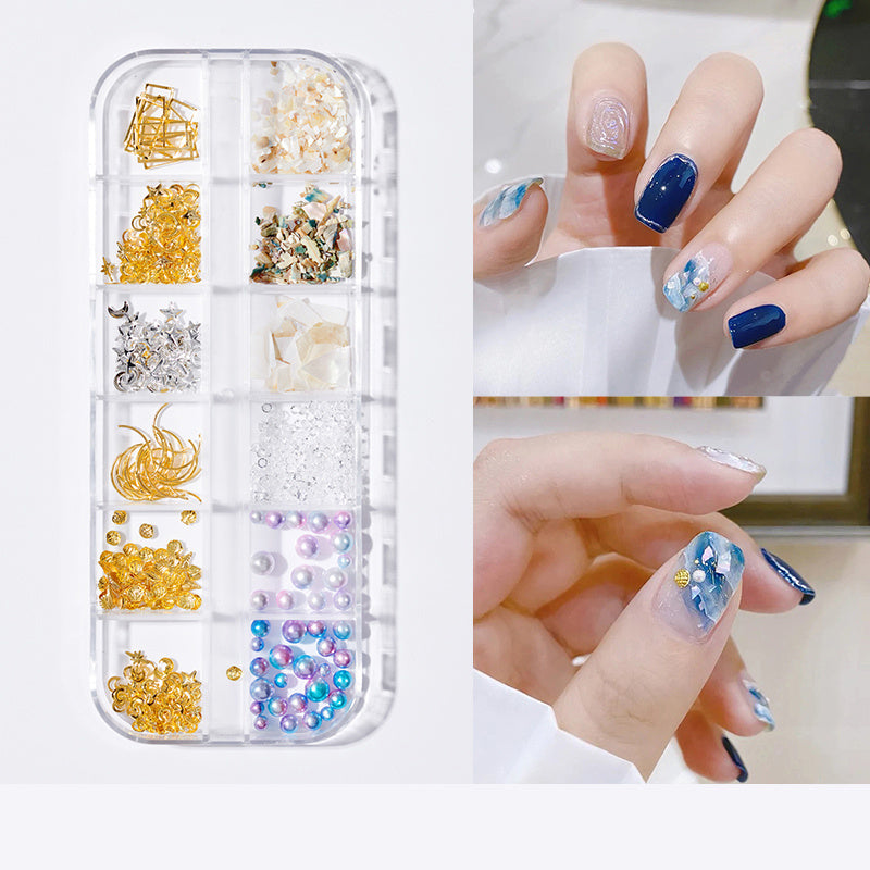 Luxury Manicure Decoration Kit: Pearl Butterfly