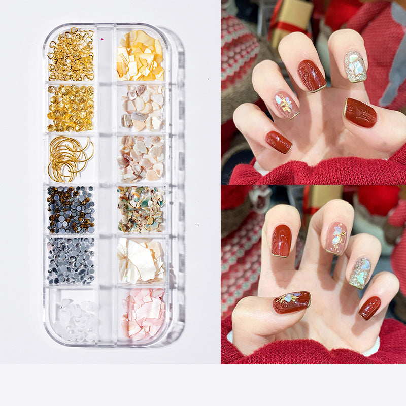 Luxury Manicure Decoration Kit: Pearl Butterfly