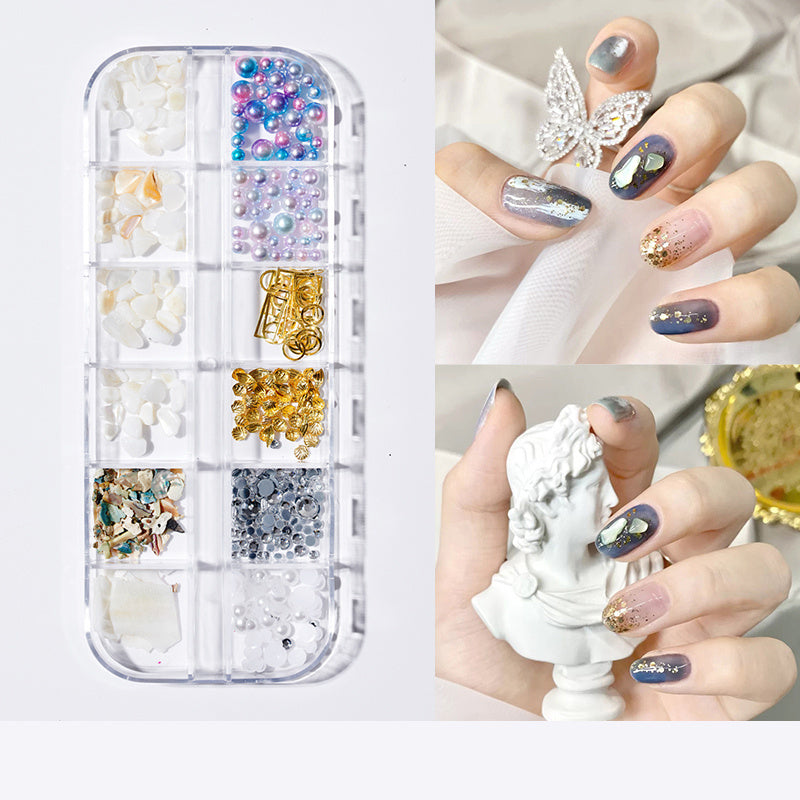 Luxury Manicure Decoration Kit: Pearl Butterfly