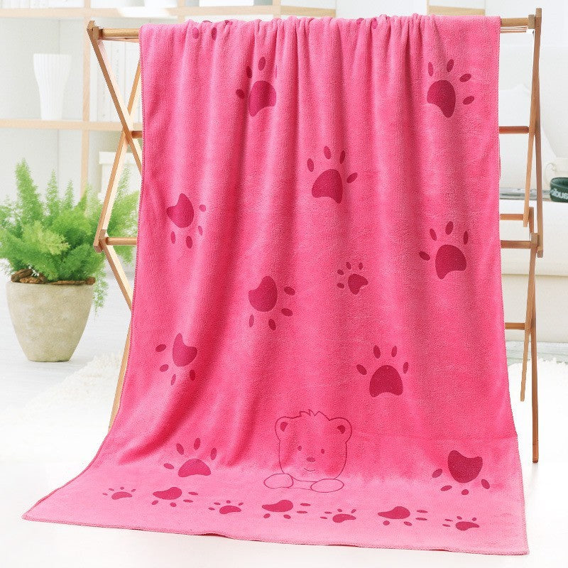 Dog Bath Towel: Super Absorbent Microfiber Drying Towel