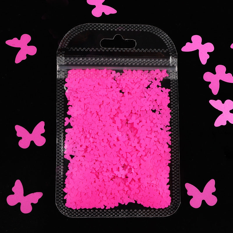 Multicolor Butterfly Nail Decoration Sequins