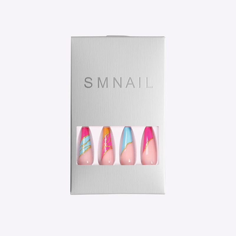 European & American Long Ballet Press-On Nails