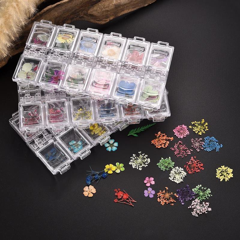 Real Dried Flower Nail Art Decor
