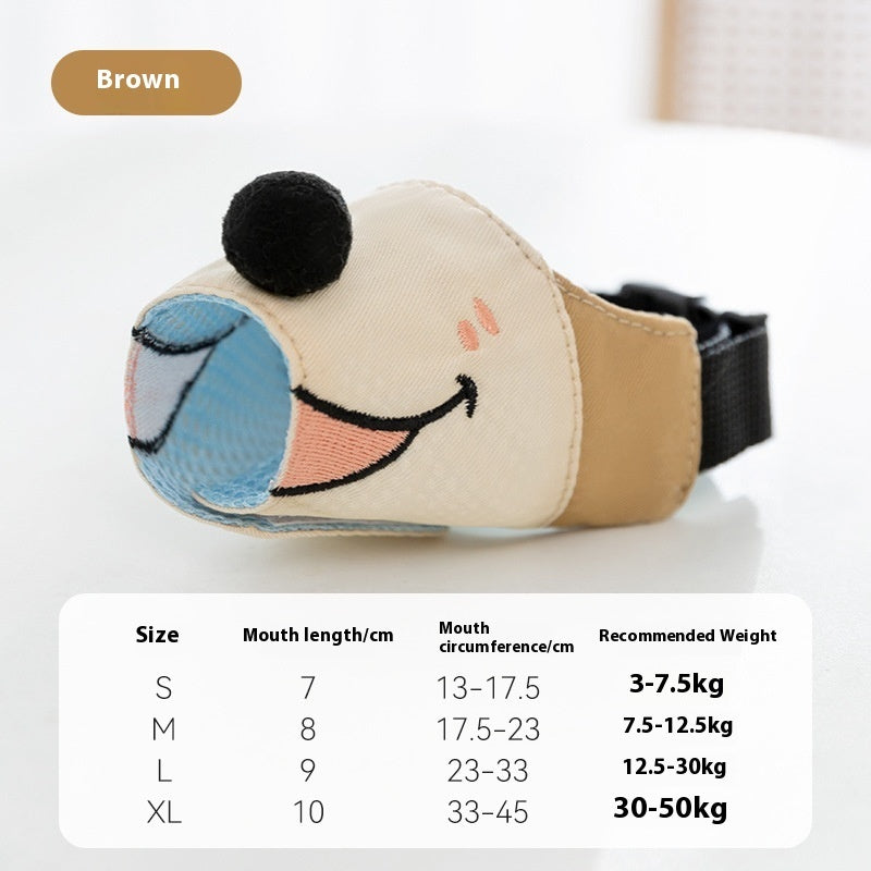 Durable Dog Muzzle Anti-Bite Product | Secure & Comfortable Mouth Cover