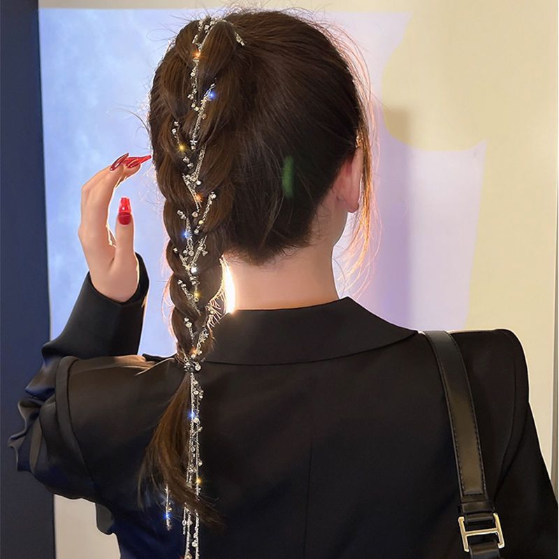 Women's Braided Hair Headband Ponytail Hairpin Barrettes