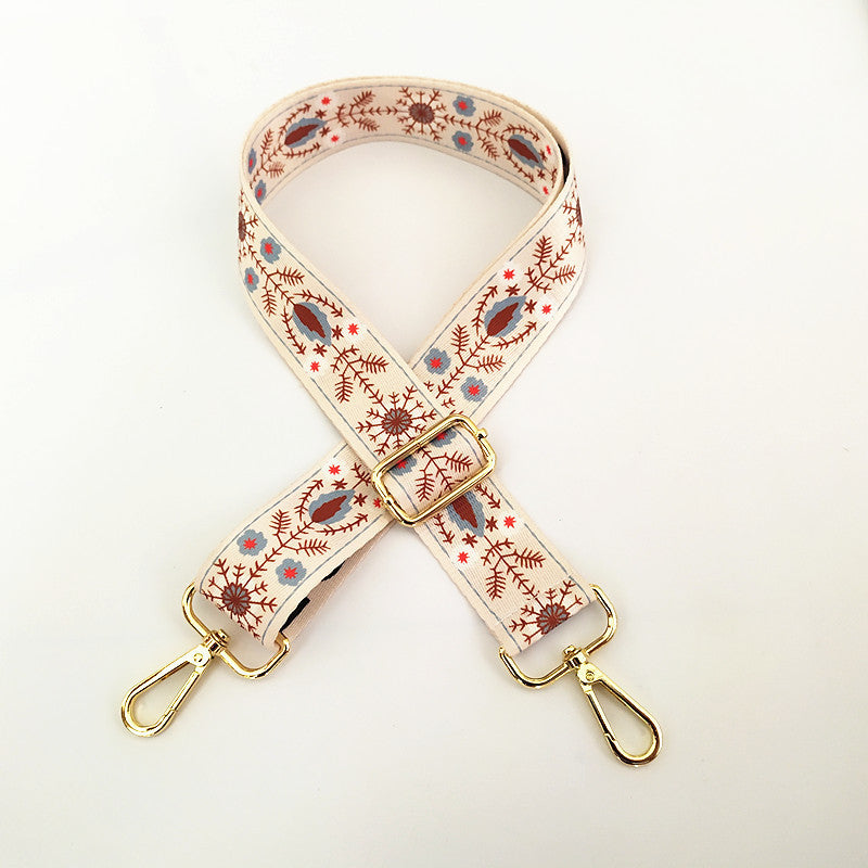 Colorful Wide Shoulder Strap & Purse Chain Accessory