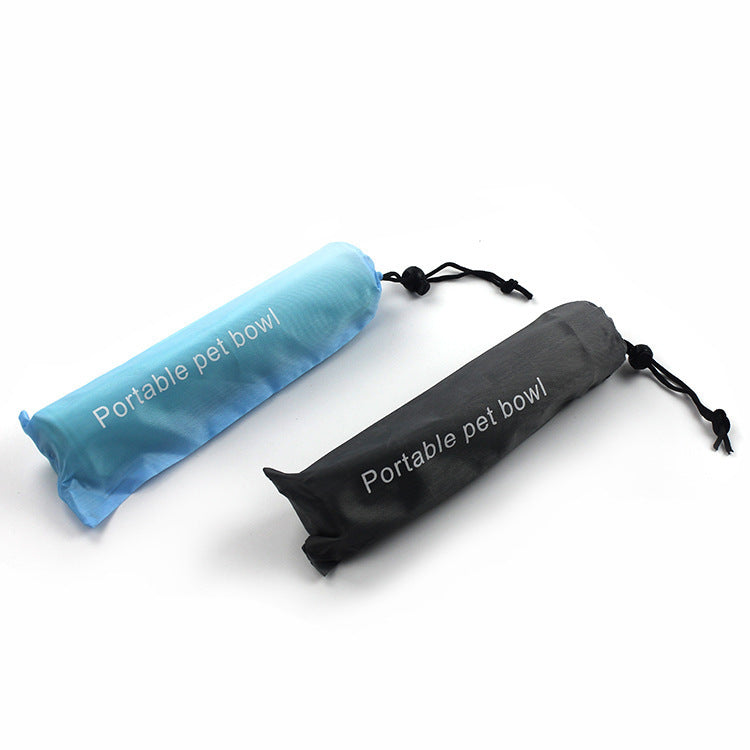 Portable Silicone Folding Pet Bowl | Collapsible Travel Feeder for Dogs & Cats