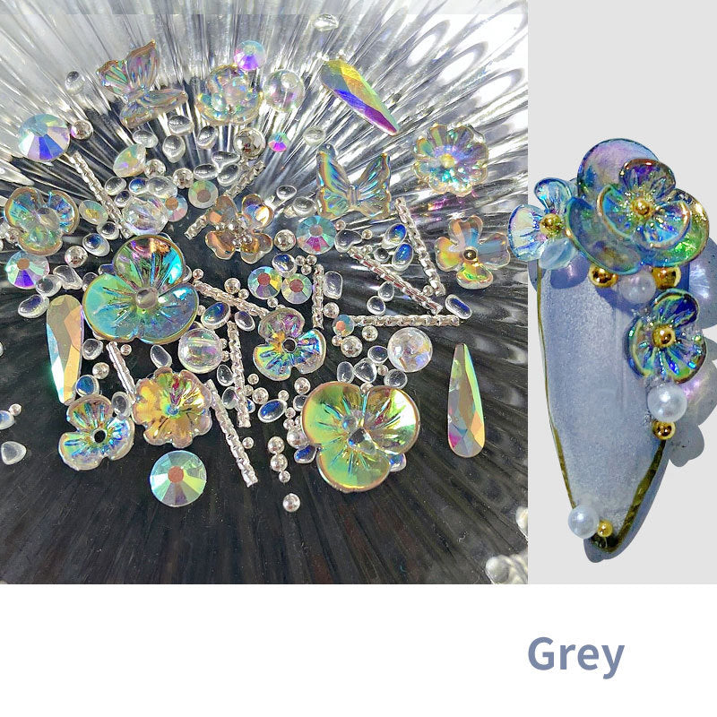 Flower Butterfly Nail Decoration Stickers