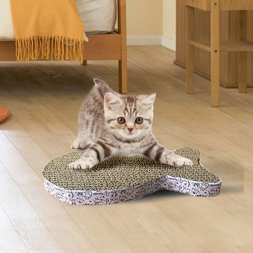Cardboard Cat Scratcher Pad | Fun & Engaging Claw Grinding Toy