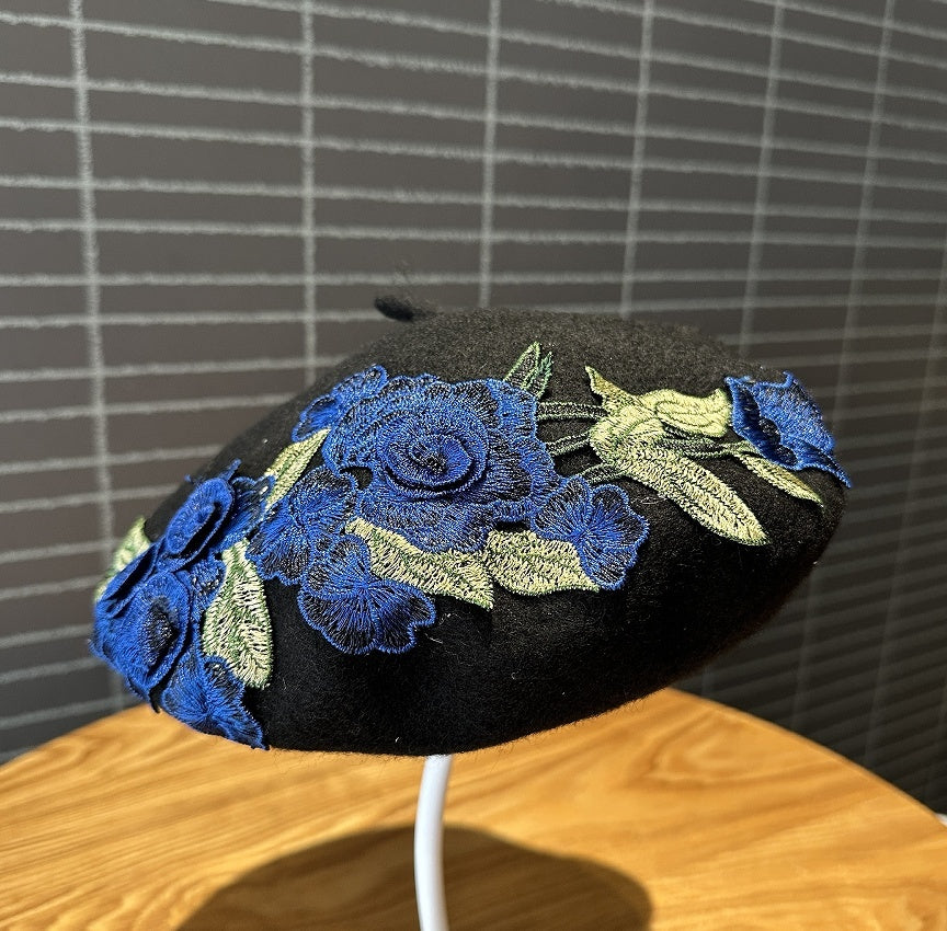 Fashionable Woolen Artistic Painter's Beret Hat