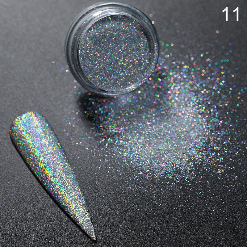 Aurora Effect Magic Nail Powder Glitter