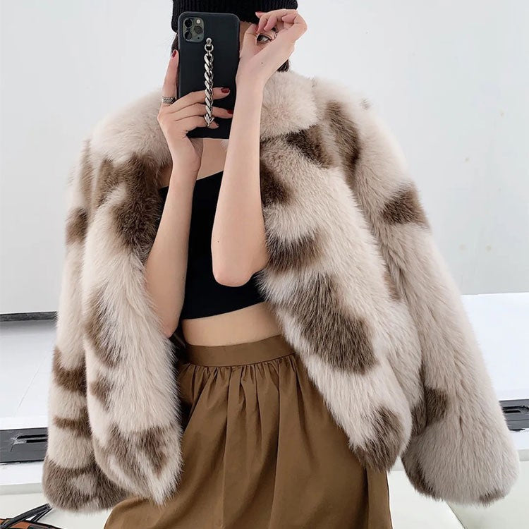 Faux Lamb Fur Coat for Women
