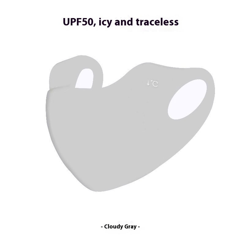 Ice Silk UV Protection Sunscreen Face Mask