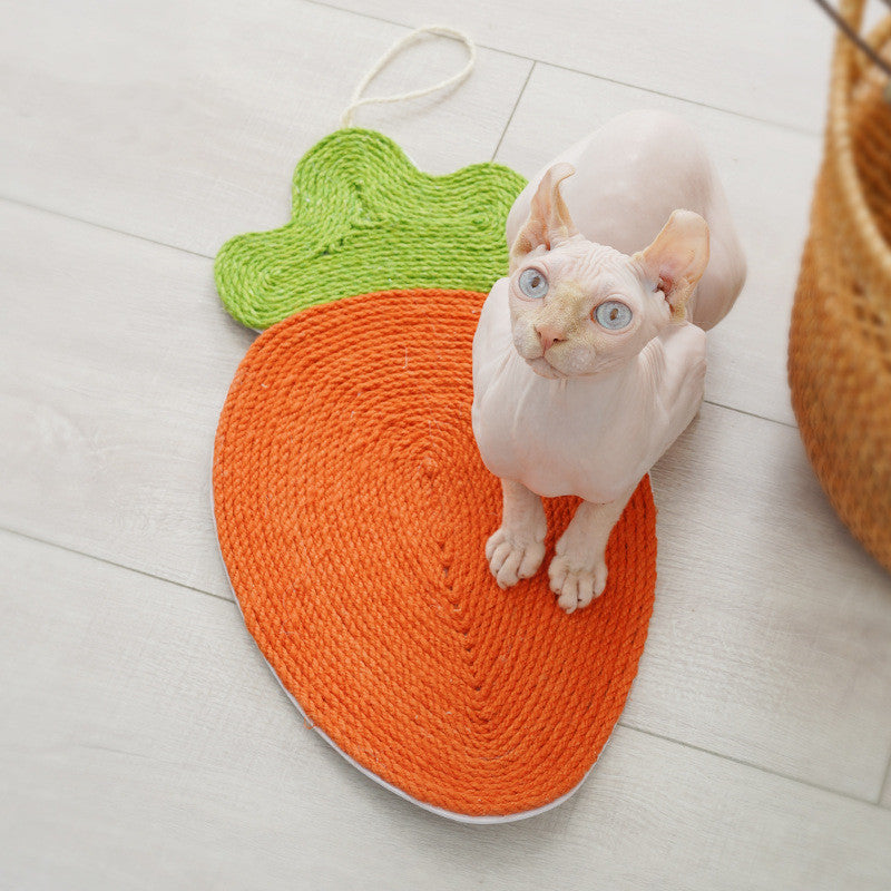 Cute Watermelon Cat Mat | Durable Sisal Grinding Claw Board for Cats