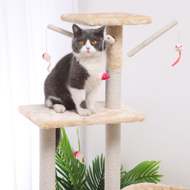 Multi-Level Cat Climber House | Indoor Cat Tree Condo & Activity Tower