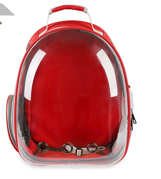Breathable Bubble Pet Carrier Handbag | Portable Puppy & Rabbit Rucksack with Wide View