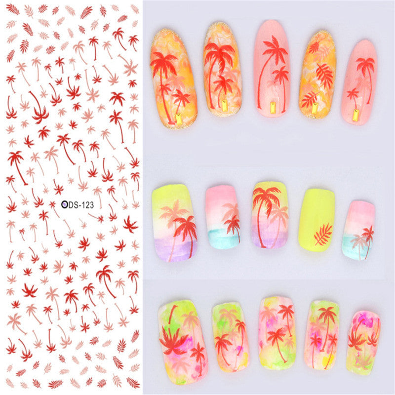 Adhesive Water Decal Nail Wraps