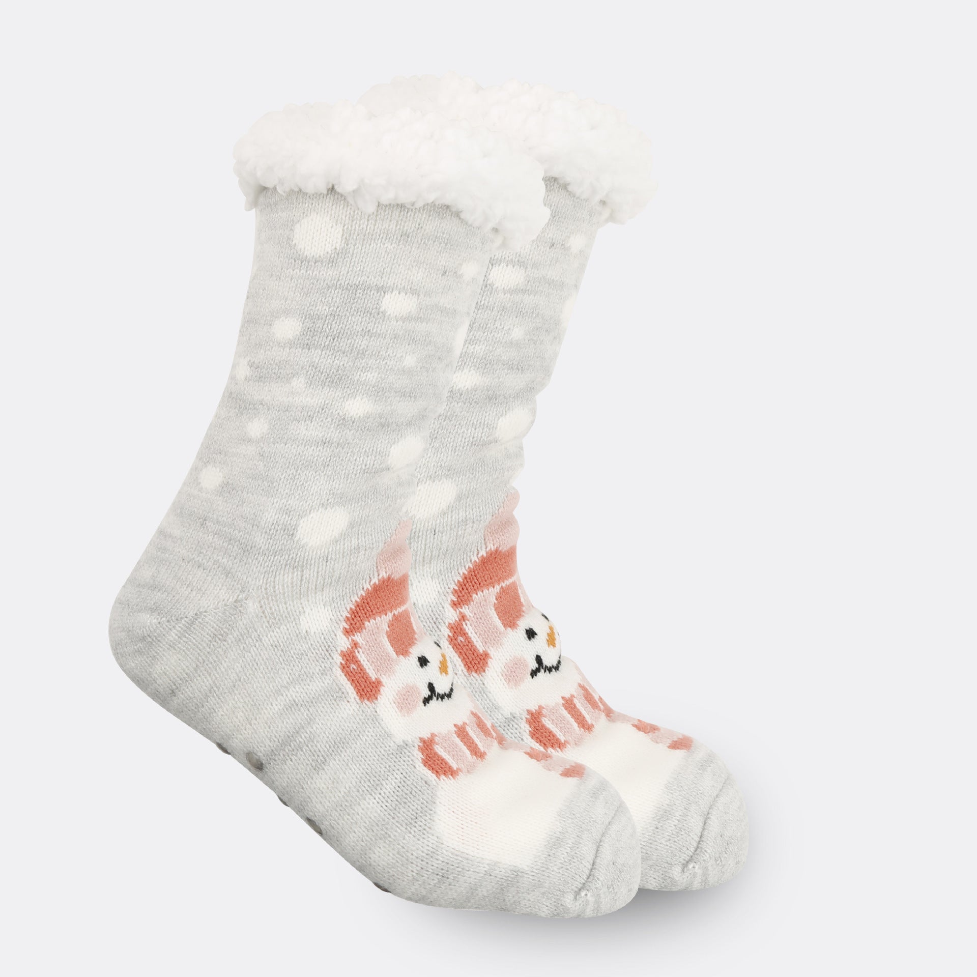 Festive Thermal Fleece-Lined Slipper/Room Socks