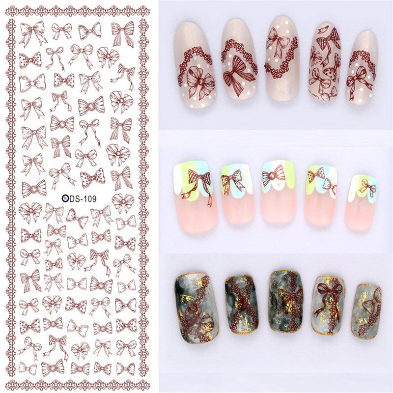Adhesive Water Decal Nail Wraps