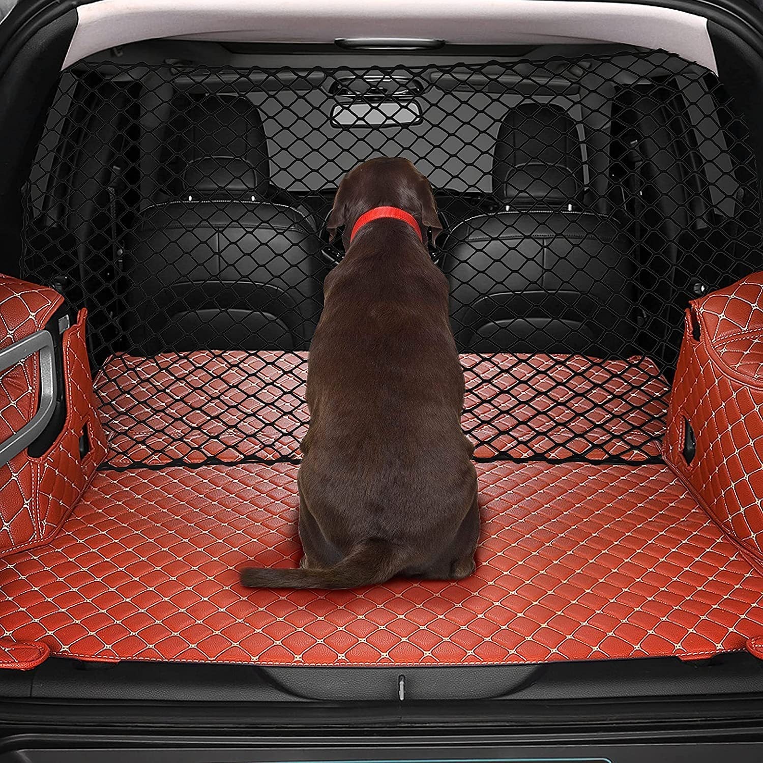 Universal Car Dog Isolation Net | Protective Barrier Fence for Trunk/Cargo Area