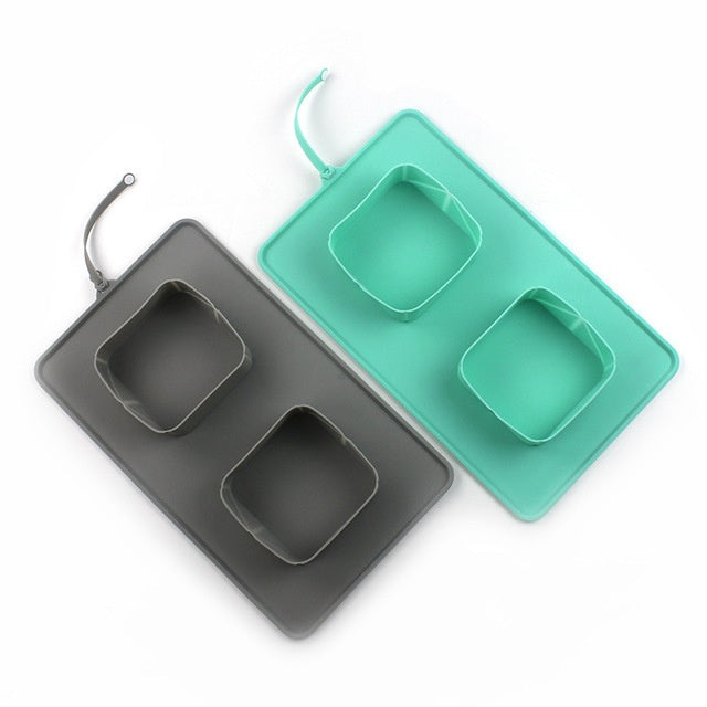 Portable Silicone Folding Pet Bowl | Collapsible Travel Feeder for Dogs & Cats