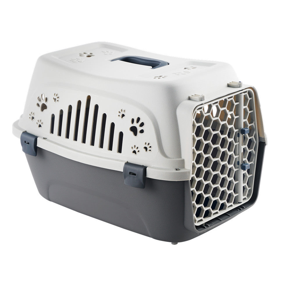Portable Pet Travel Carrier | Cat Air Box, Small/Medium Dog Cage Outing Bag