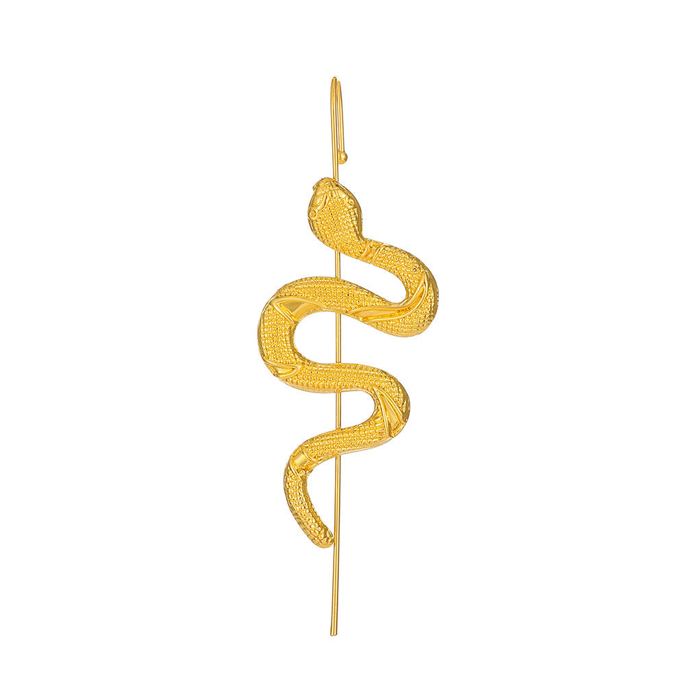 Unique Simulated Snake Drop Earrings