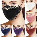 Women's Adjustable Lace Face Masks with Ear Loops
