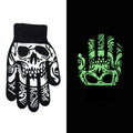 Halloween Skull Luminous Riding & Non-Slip Gloves