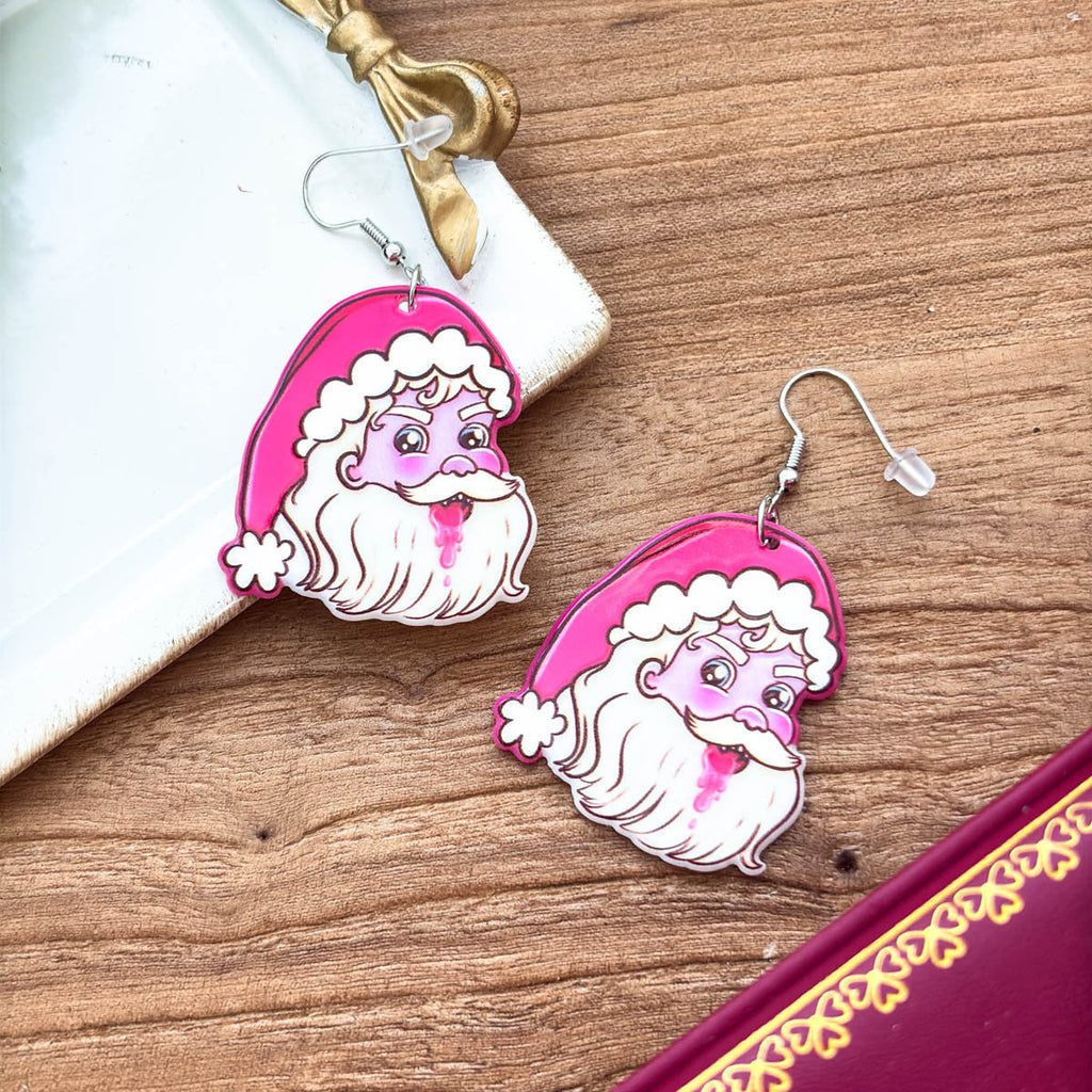 Cute & Creative Acrylic Holiday Girl Charm Earrings