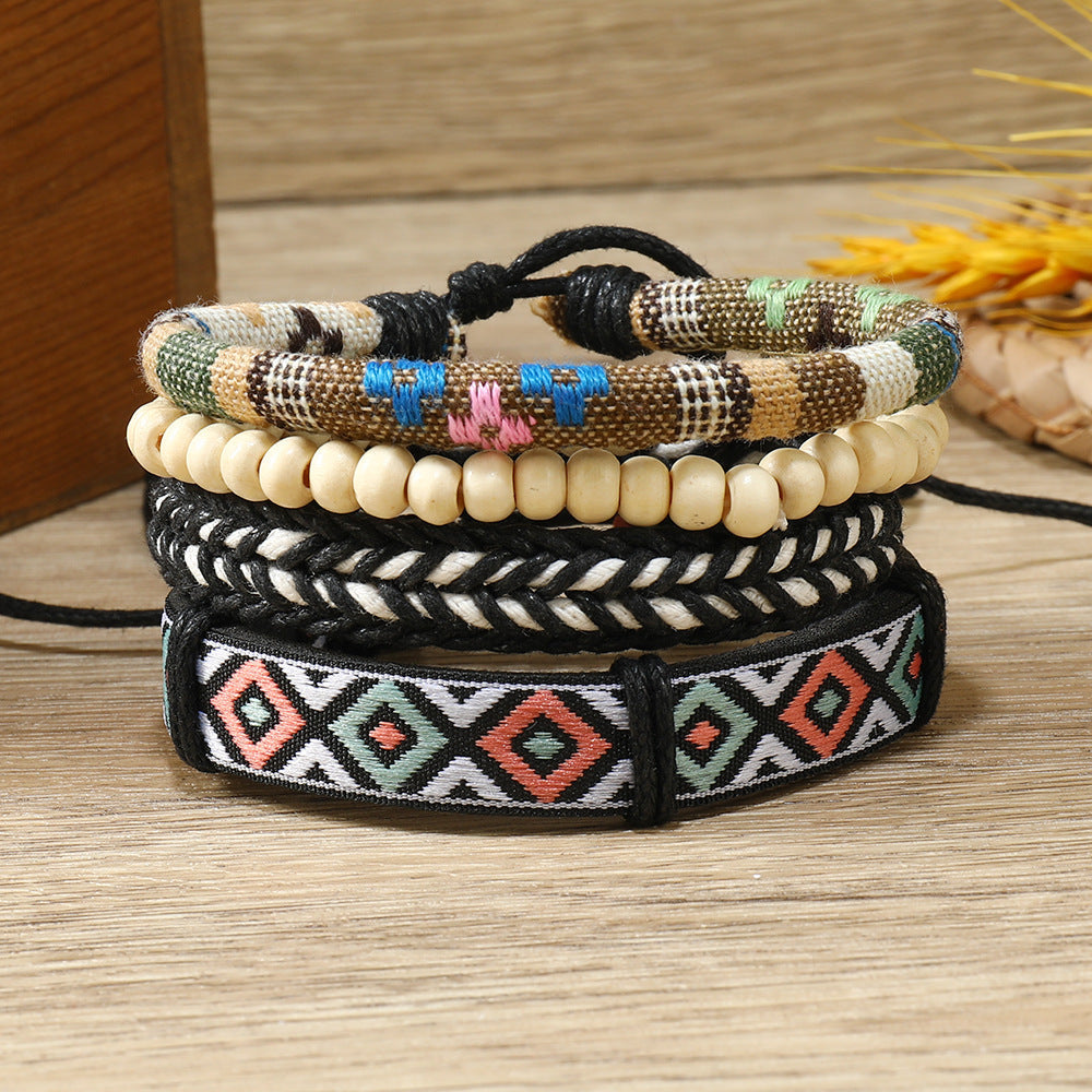 Women's Hippie Ethnic Style Multicolored Bracelet