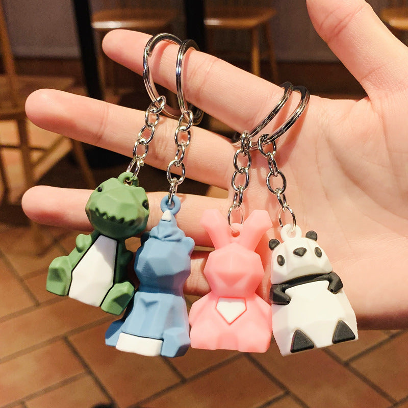 Adorable Mini Dinosaur Stuffed Toy Bag Charm/Keychain