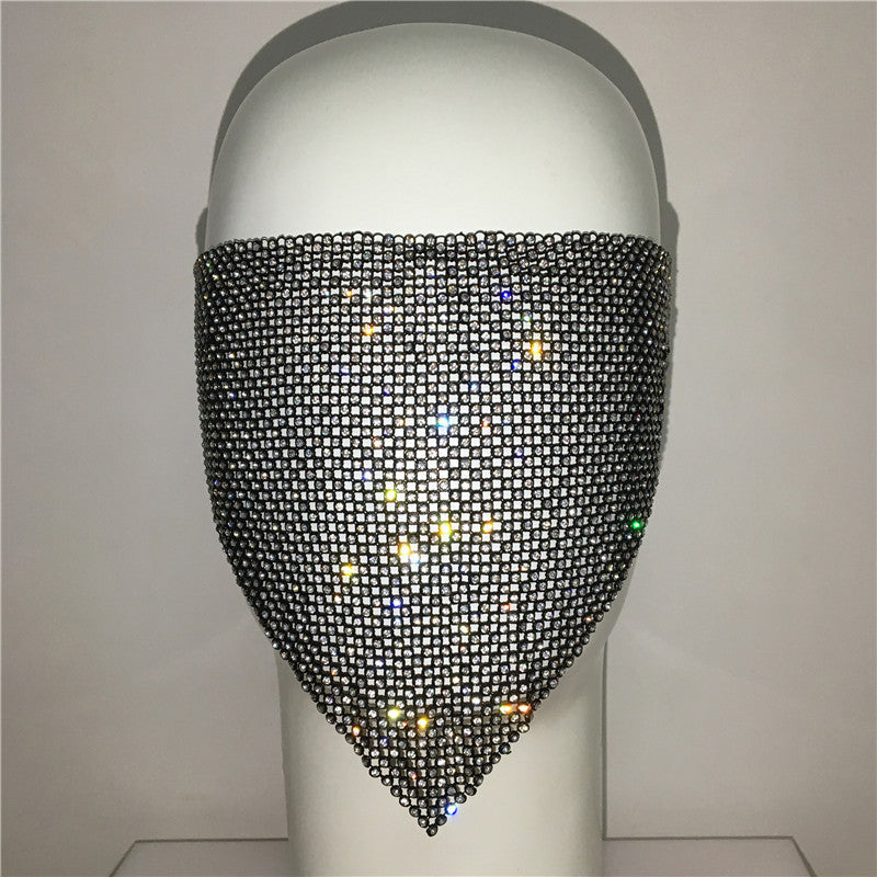 Sparkling Rhinestone Trend Face Mask