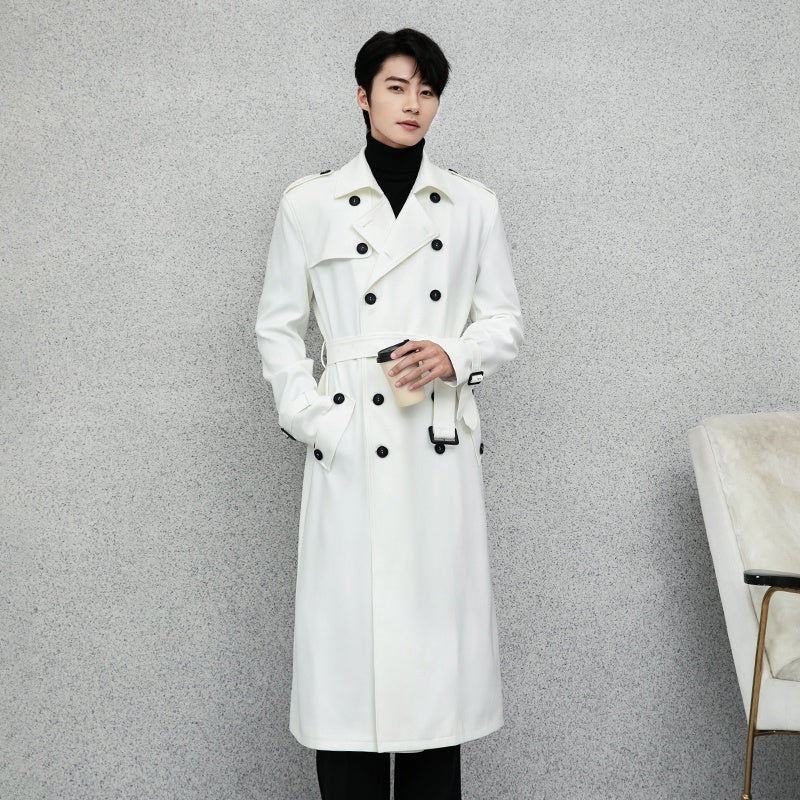 Men's Long Windbreaker Jacket | Slim Fit Lightweight Outerwear