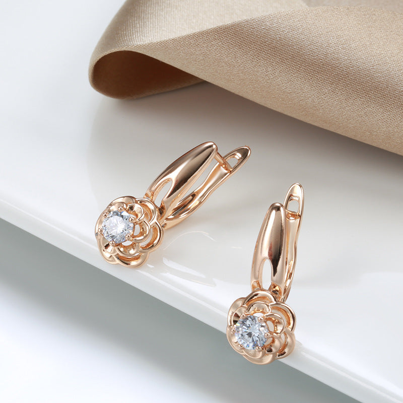 Rose Gold Earrings for Women