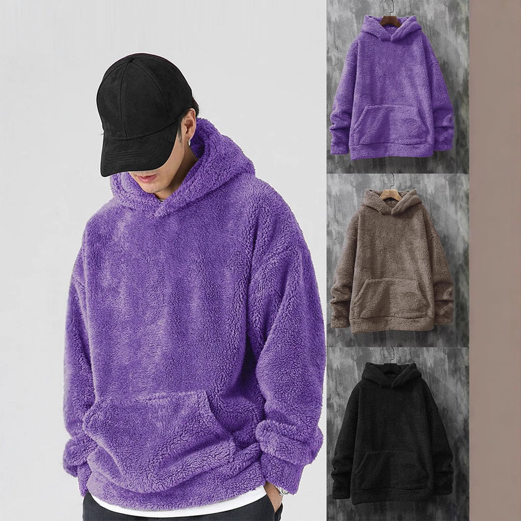 Men's Loose Fit Hooded Sweater | Autumn/Winter Fashion Brand Pullover