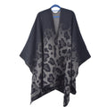 Euro-American Geometry Pattern Dual-Use Shawl Blanket