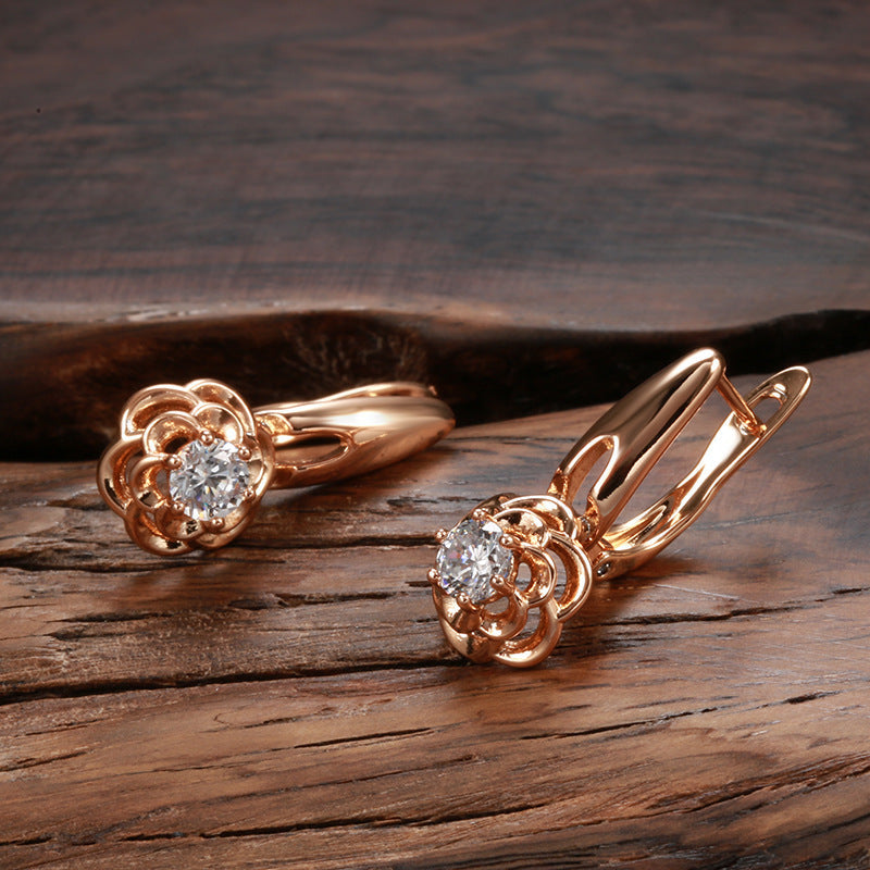 Rose Gold Earrings for Women