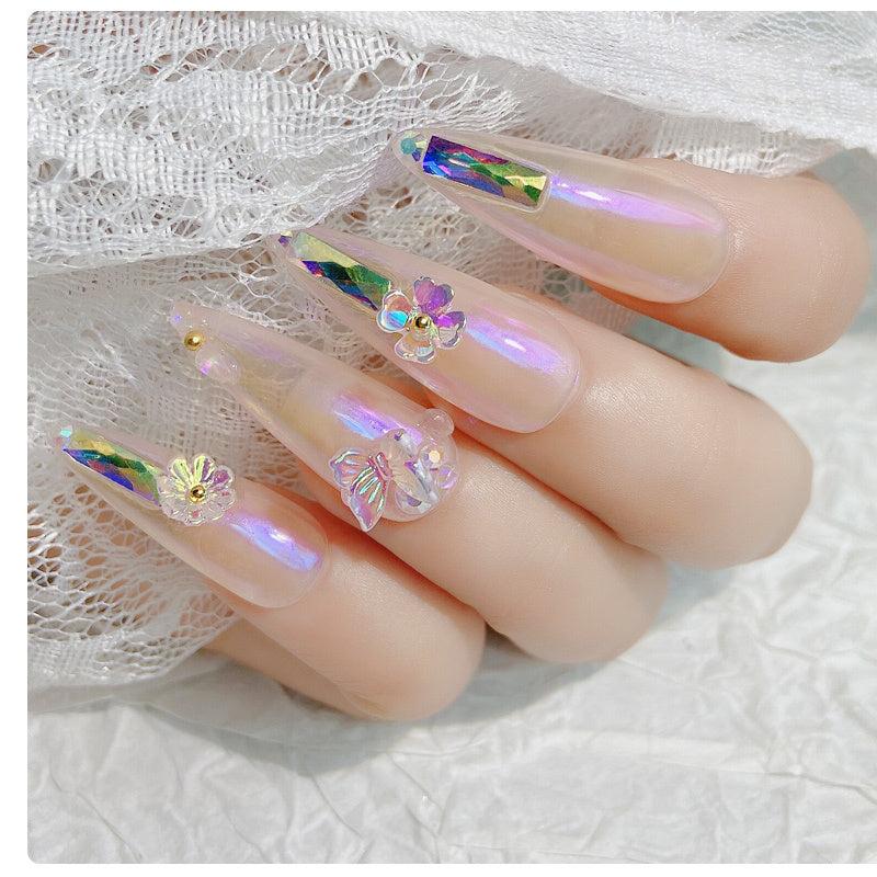 Flower Butterfly Nail Decoration Stickers