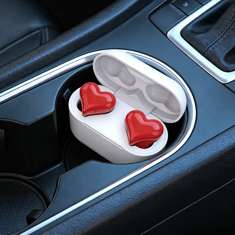 Heart-shaped Bluetooth Earphones