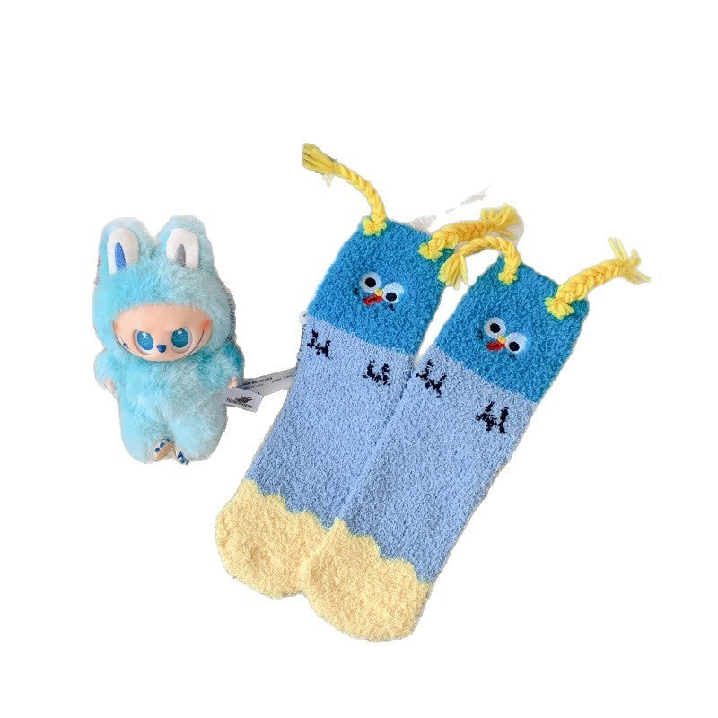 Women's Coral Fleece Winter Thermal Sleep Socks