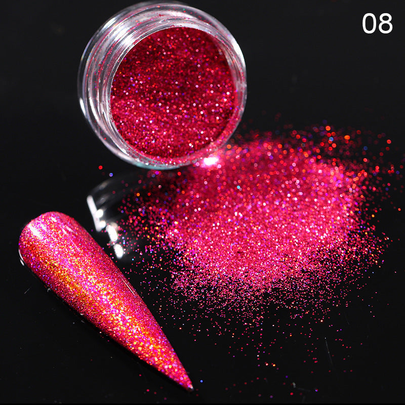 Aurora Effect Magic Nail Powder Glitter