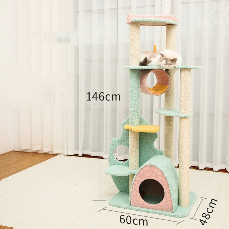 Heavy-Duty Tall Cat Scratcher Post | Jumbo Size for Large Cats & Kittens