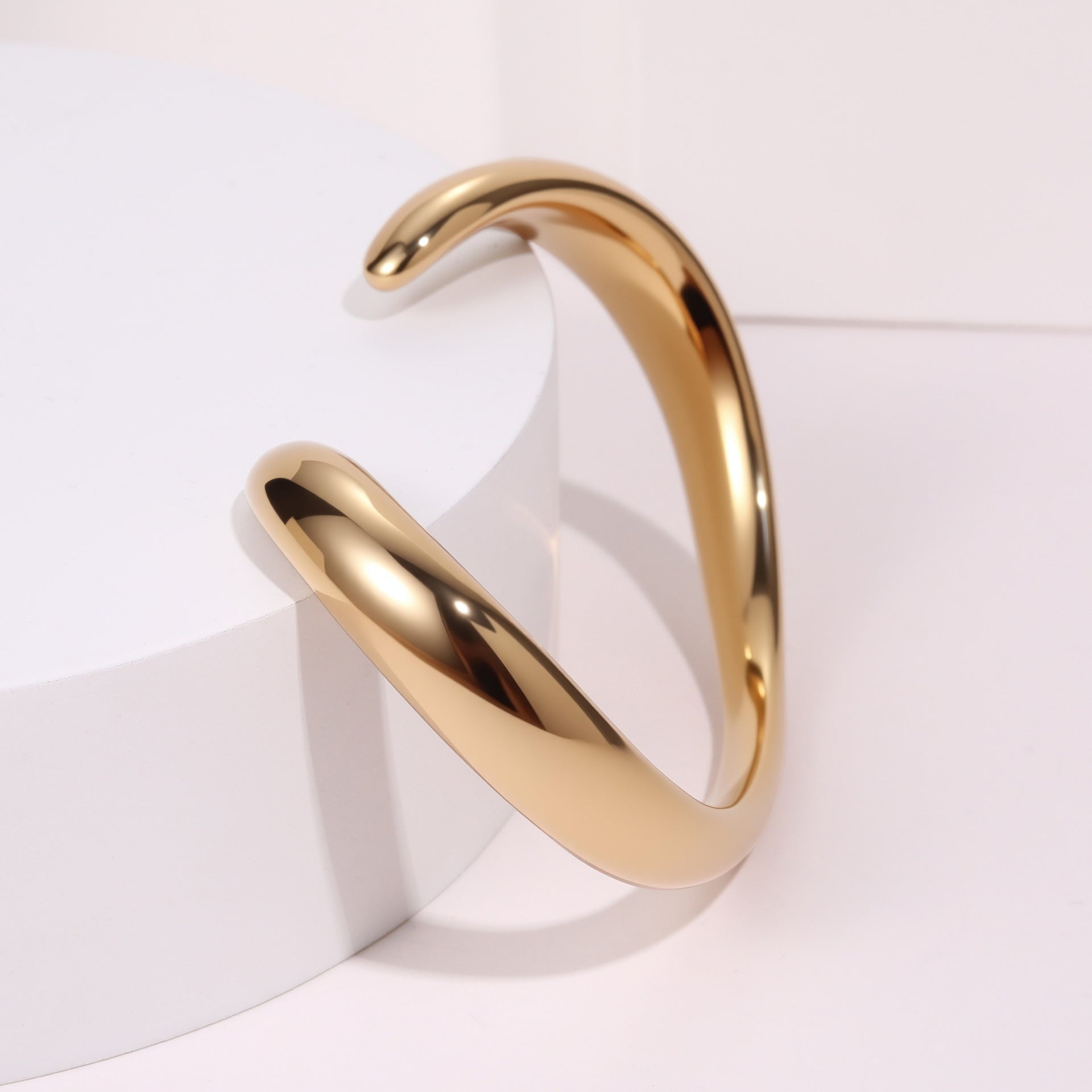 Modern Design Sense Wrap-Around Open Bracelet for Women