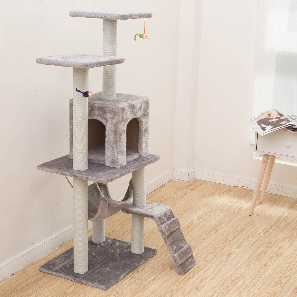 Modern Cat Tree Condo & Climbing Frame | Vertical Pet Activity Center Toy