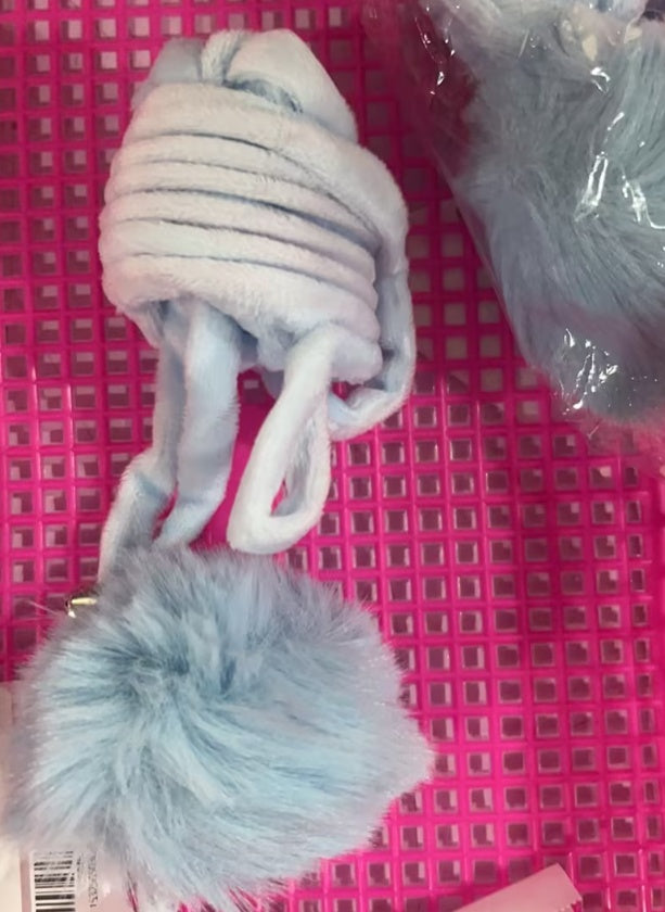 Interactive Cat Toy with Sucker Base | Spring Rabbit Fur Ball Teaser
